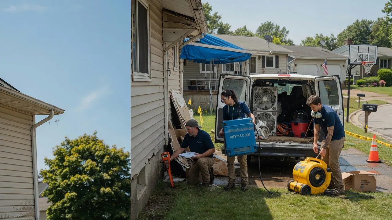 Ceiling Leak Cleanup in Sheridan, IL near me