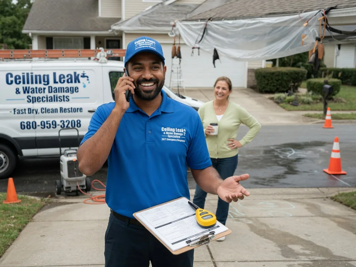 Ceiling Leak Cleanup Sheridan, IL FAQs